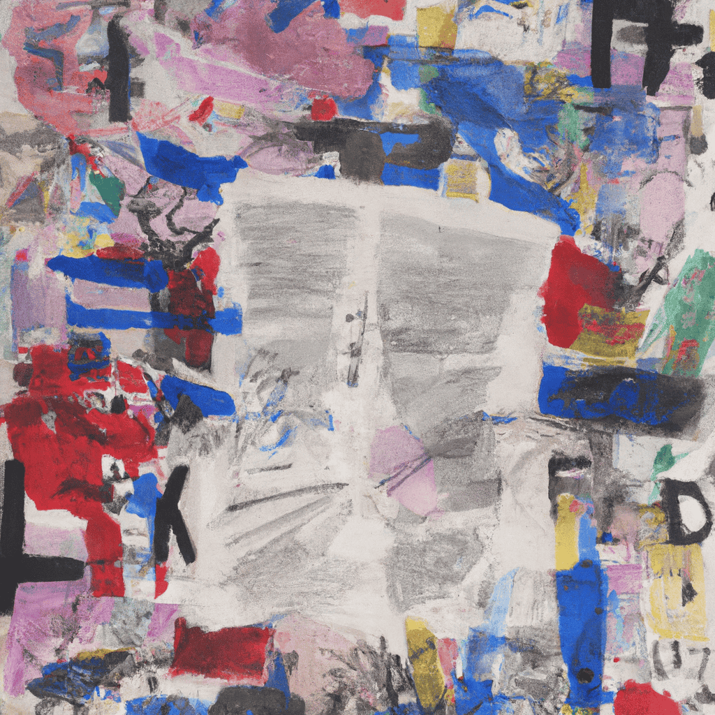 Abstract painting of Review of the Papers, Thursday 05 July