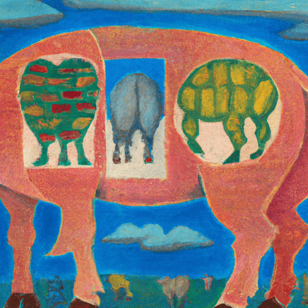 Abstract painting of Agricultural subsidies