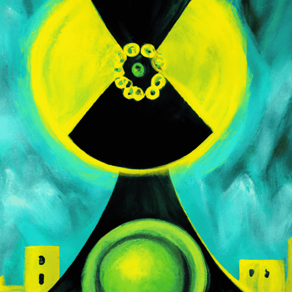 Abstract painting of The nuclear "option"