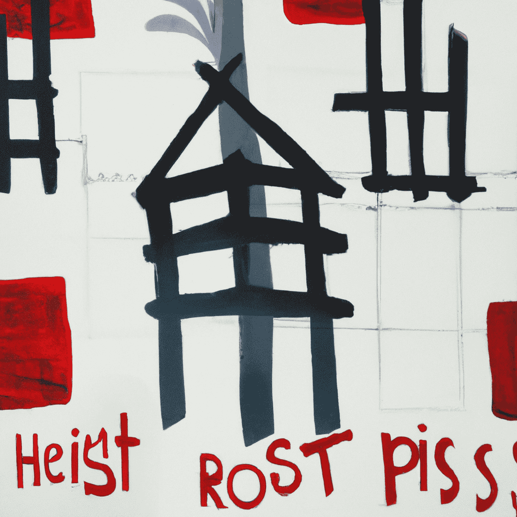 Abstract painting of The solution to the housing problem