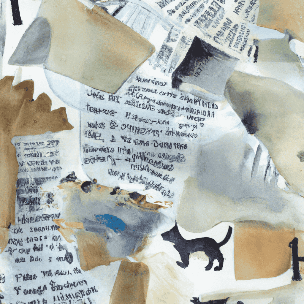 Abstract painting of Review of the Papers, Wednesday 25 April