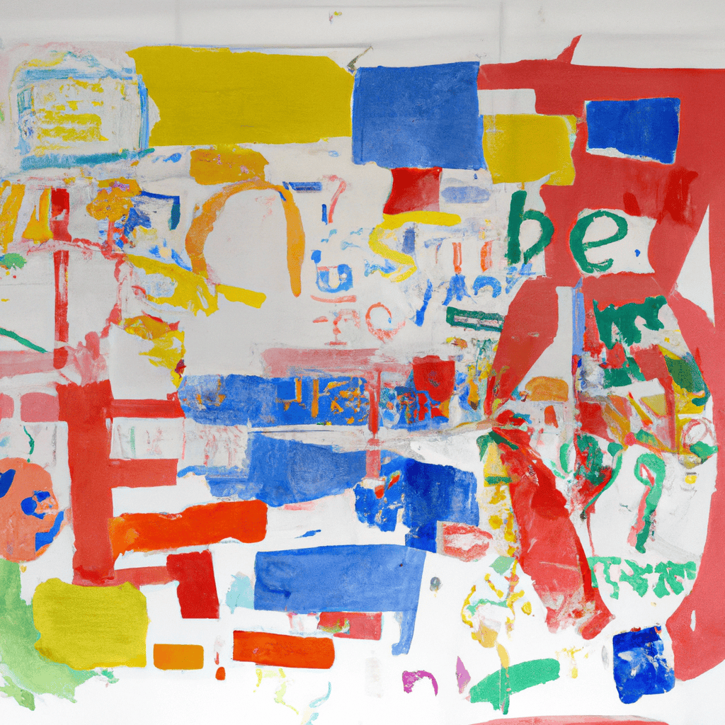 Abstract painting of Review of the Papers, Thursday 05 April