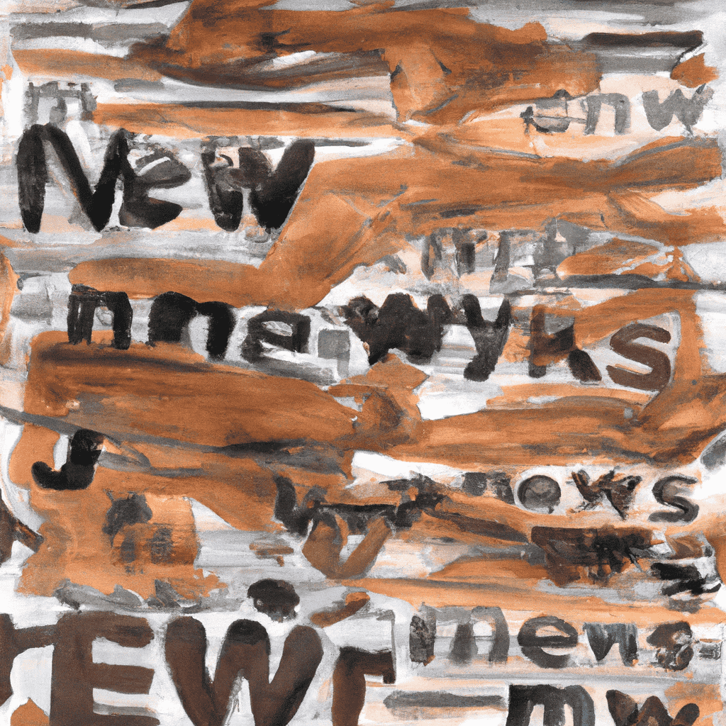 Abstract painting of Review of the Papers, Wednesday 09 May