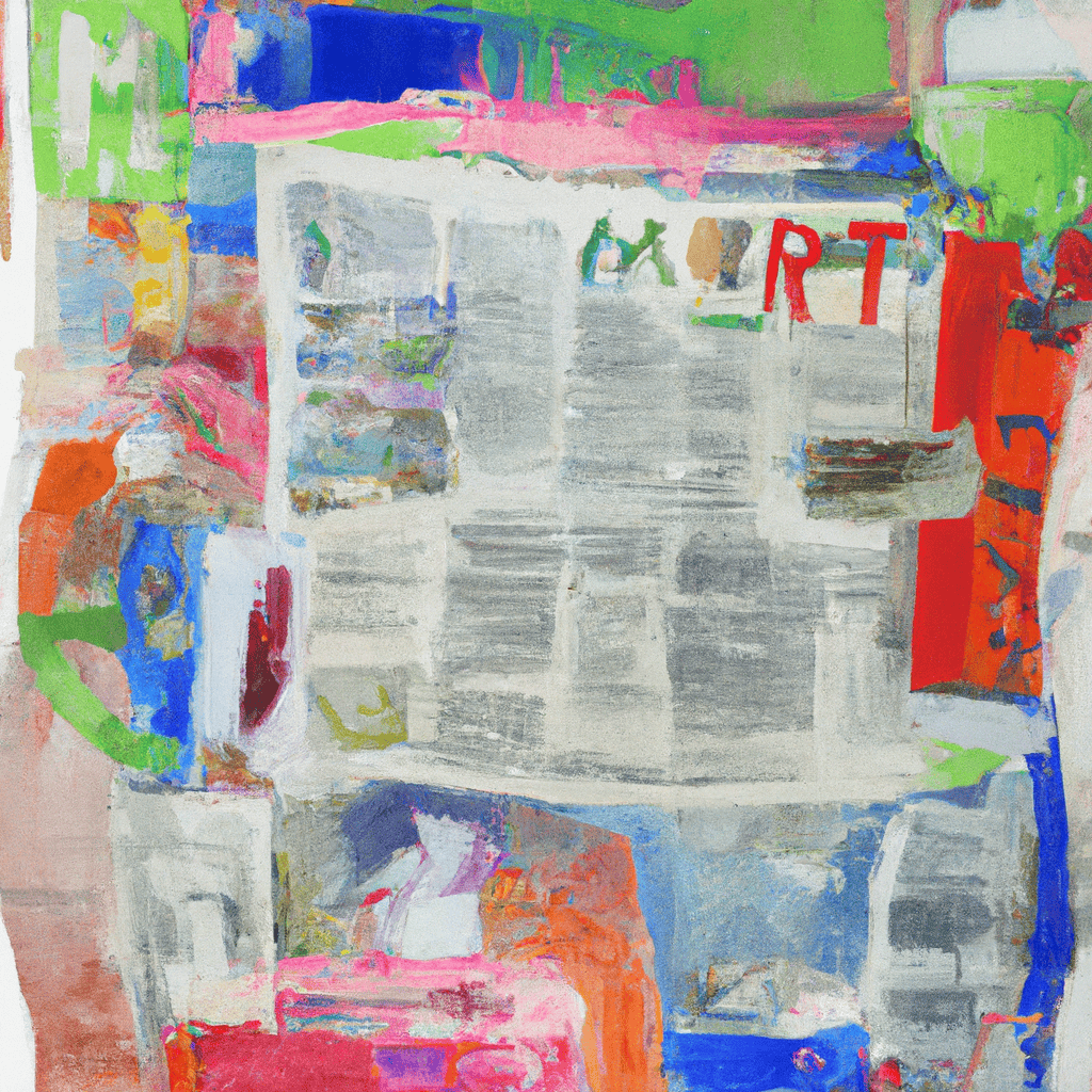 Abstract painting of Review of the Papers, Monday 25 June