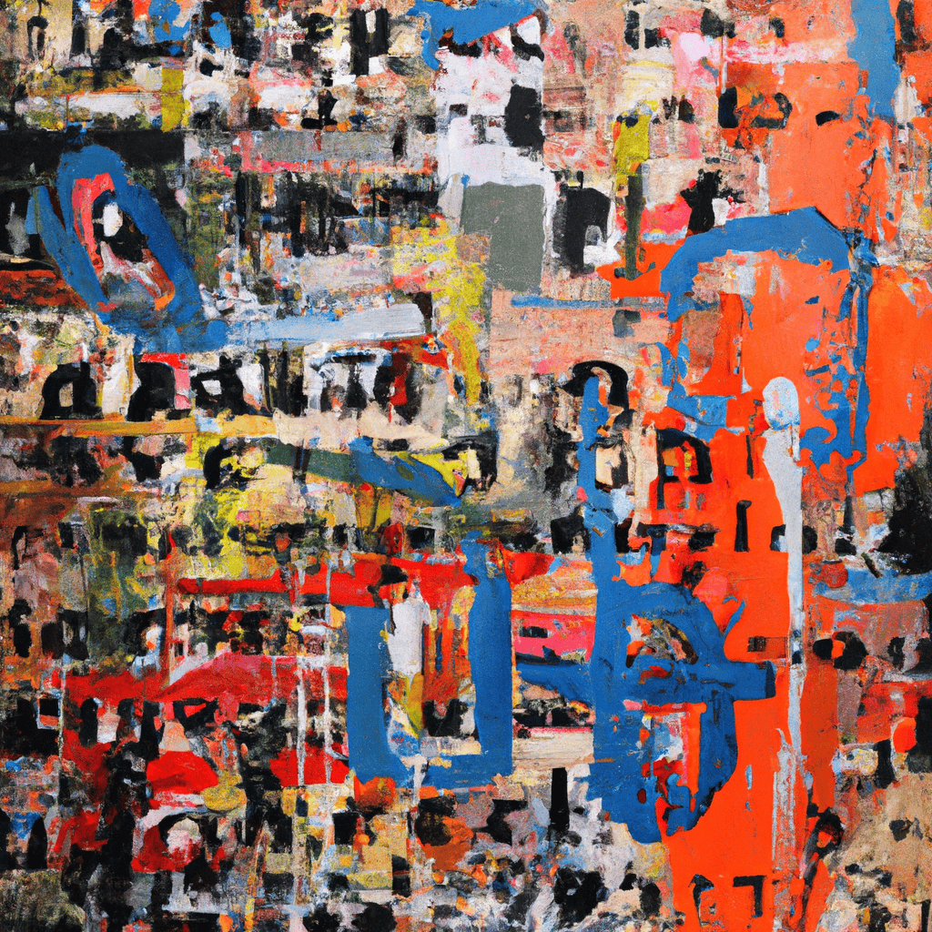 Abstract painting of Review of the Papers, Tuesday 06 March
