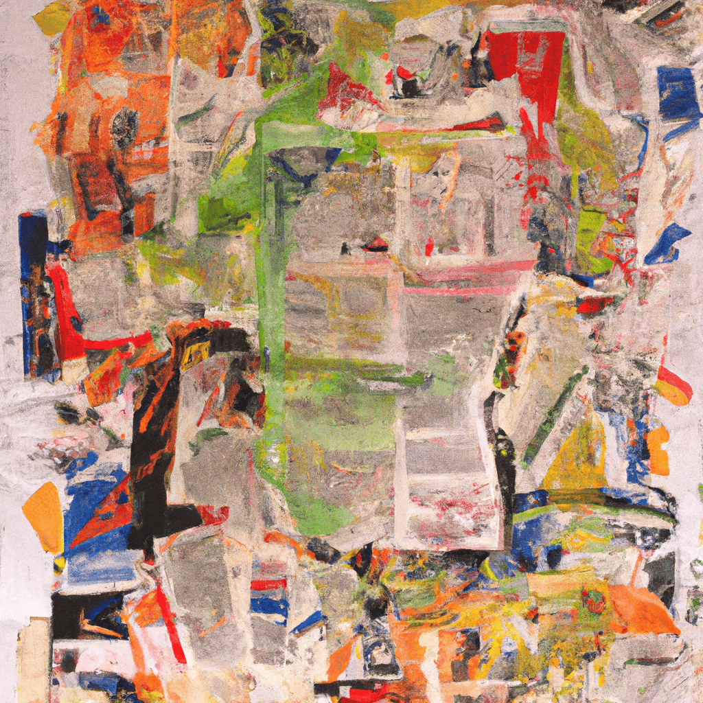 Abstract painting of Review of the Papers, Thursday 02 August