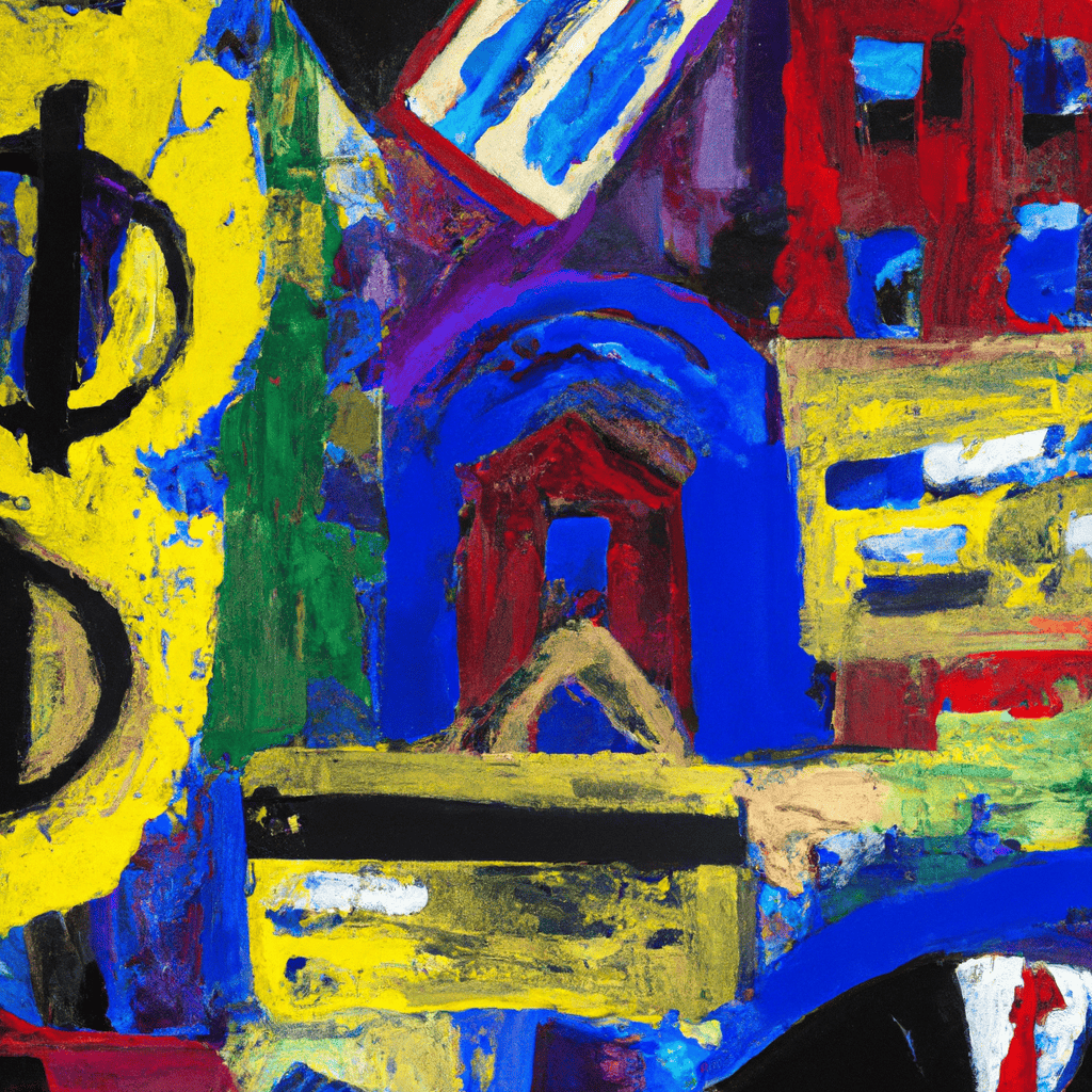 Abstract painting of Spending on consultants