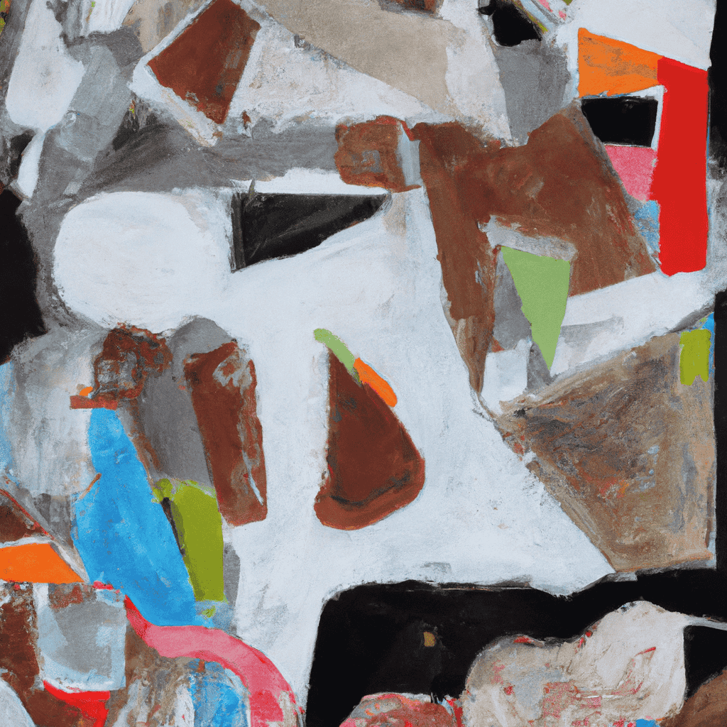 Abstract painting of Review of the Papers, Wednesday 27 June