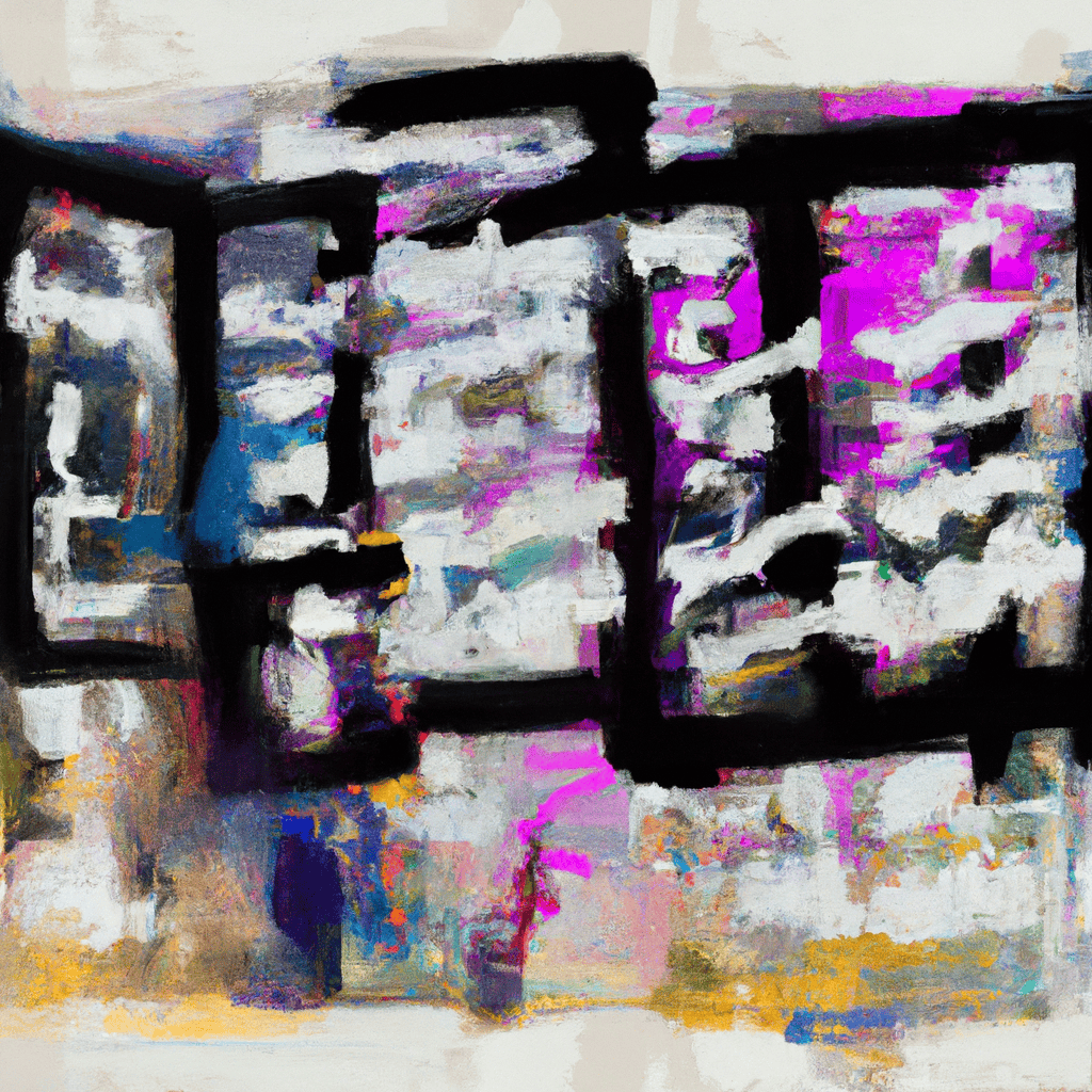 Abstract painting of subject, generated by DALL-E 2