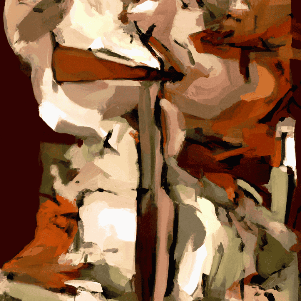 Abstract painting of subject, generated by DALL-E 2