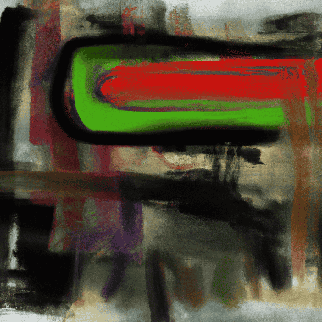 Abstract painting of Short intermission
