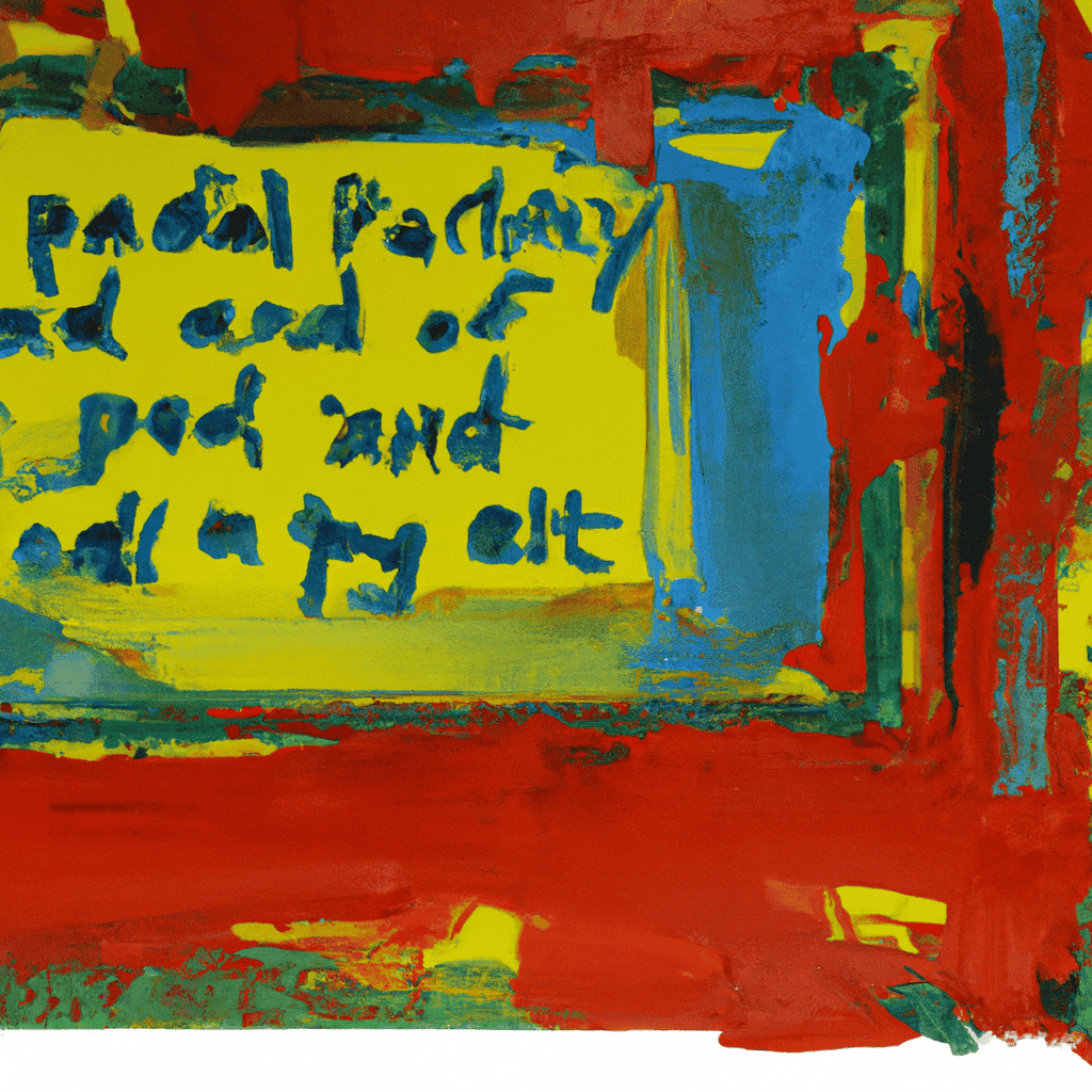 Abstract painting of Policy Announcements, Tuesday 08 May