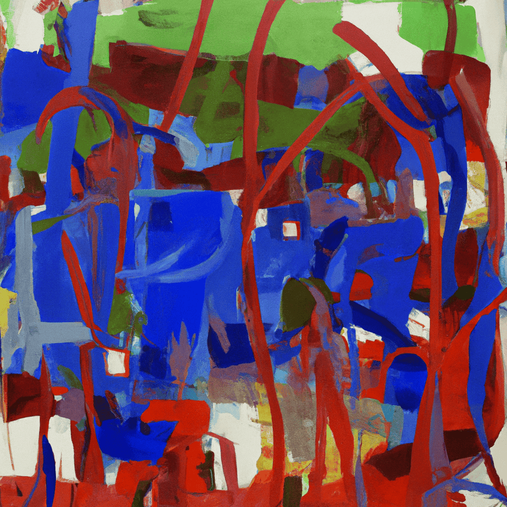 Abstract painting of Poll result