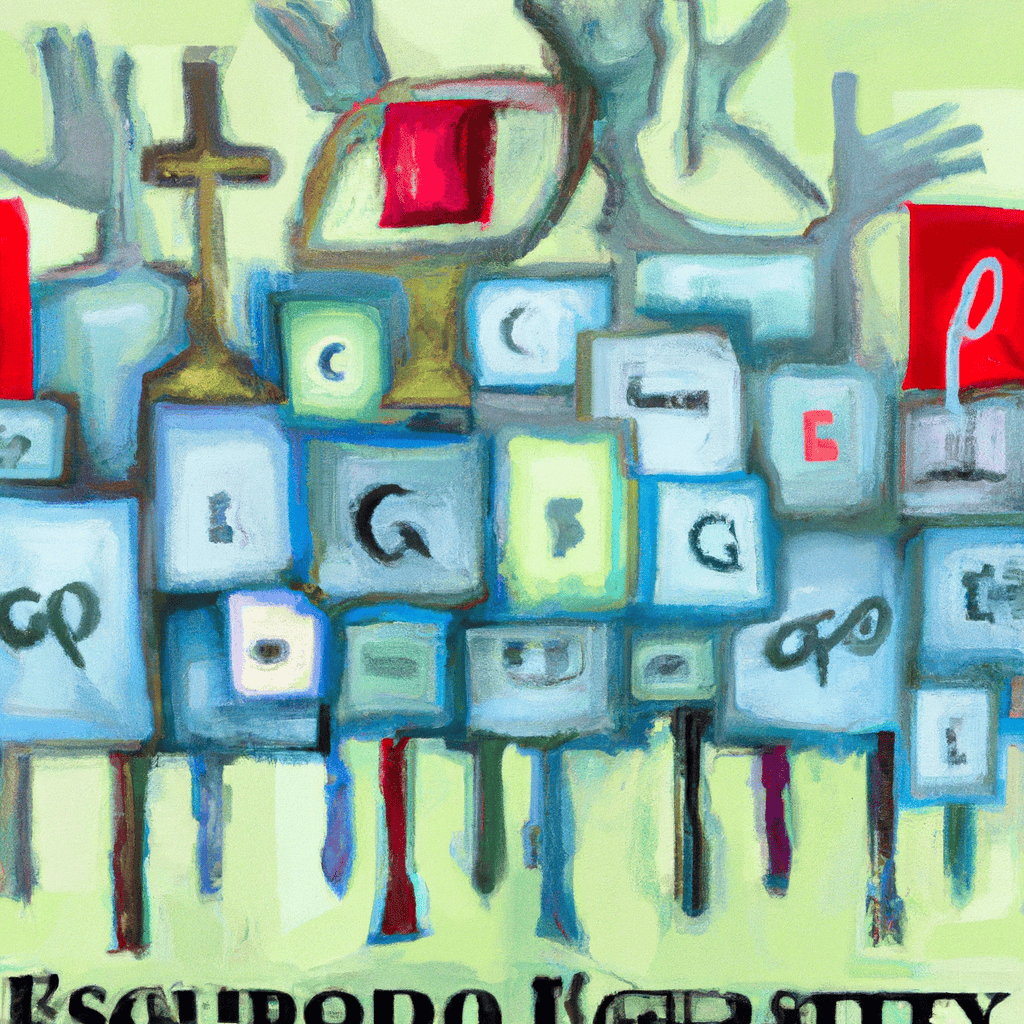 Abstract painting of Quangocracy - euthanasia or liberation?