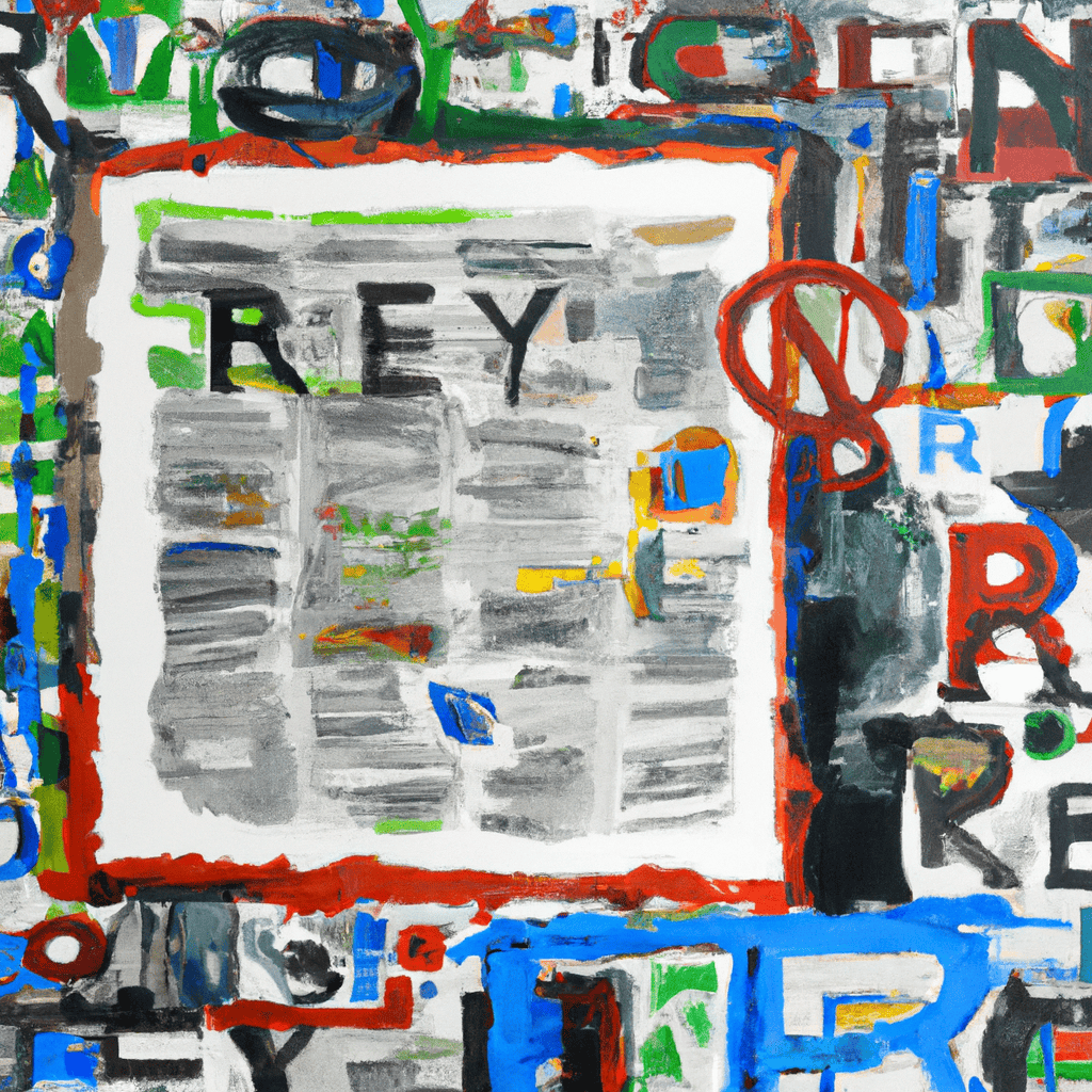 Abstract painting of Review of the Papers, Monday 18 June 