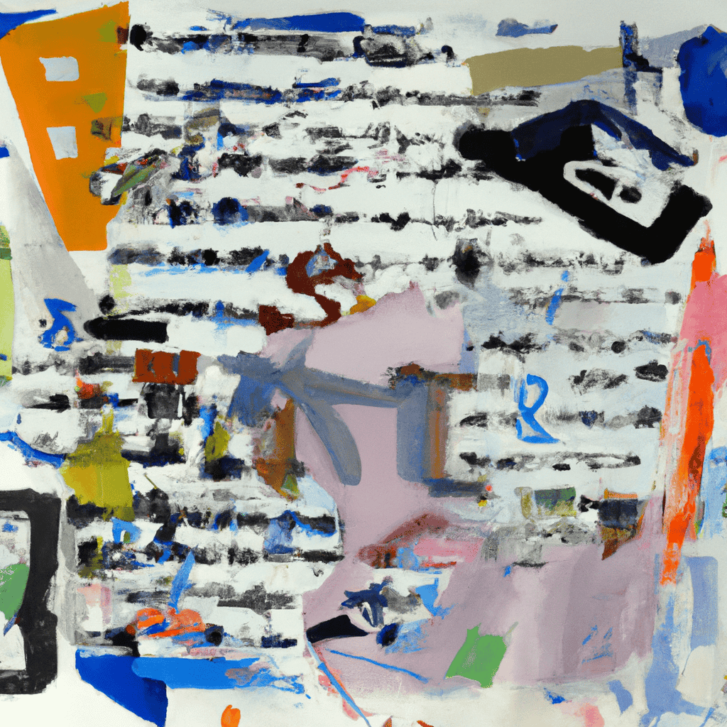 Abstract painting of Review of the Papers, Wednesday 02 May