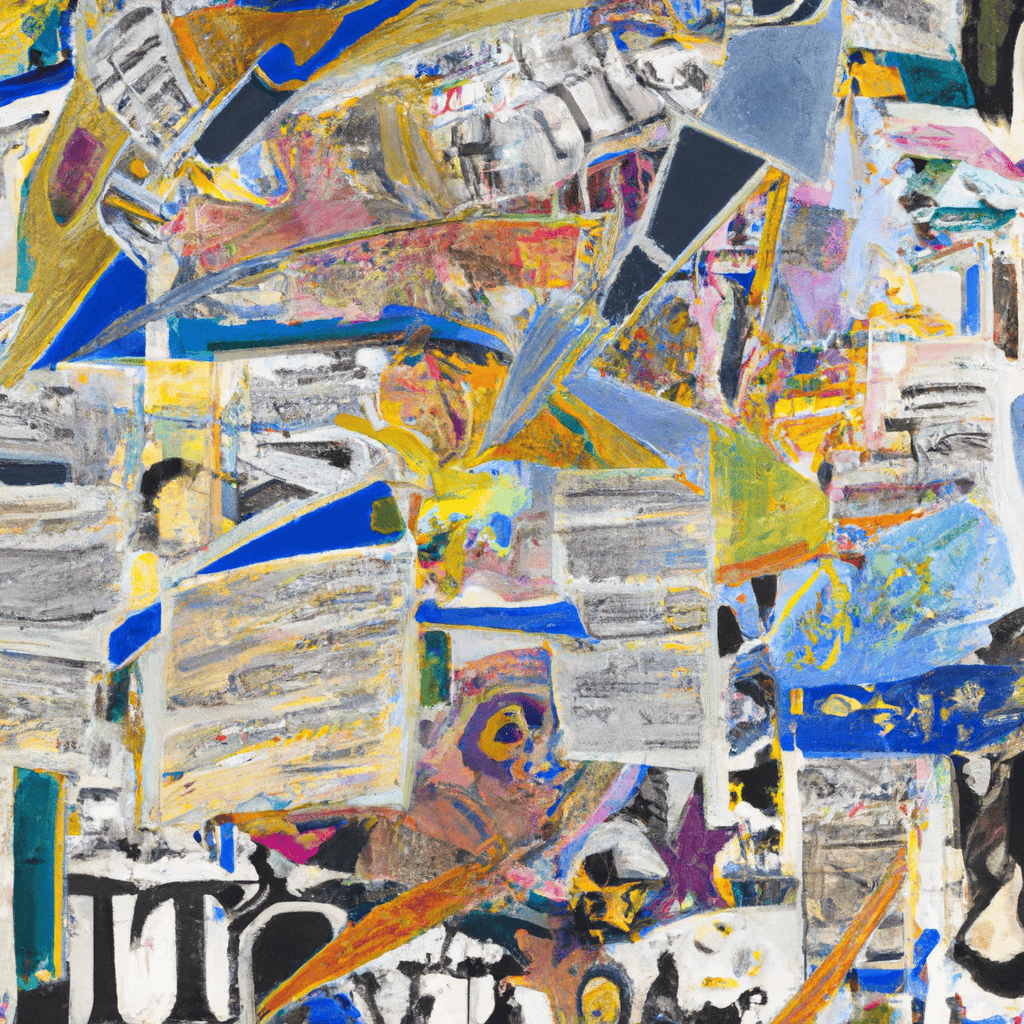 Abstract painting of Review of the Papers, Friday 29 June