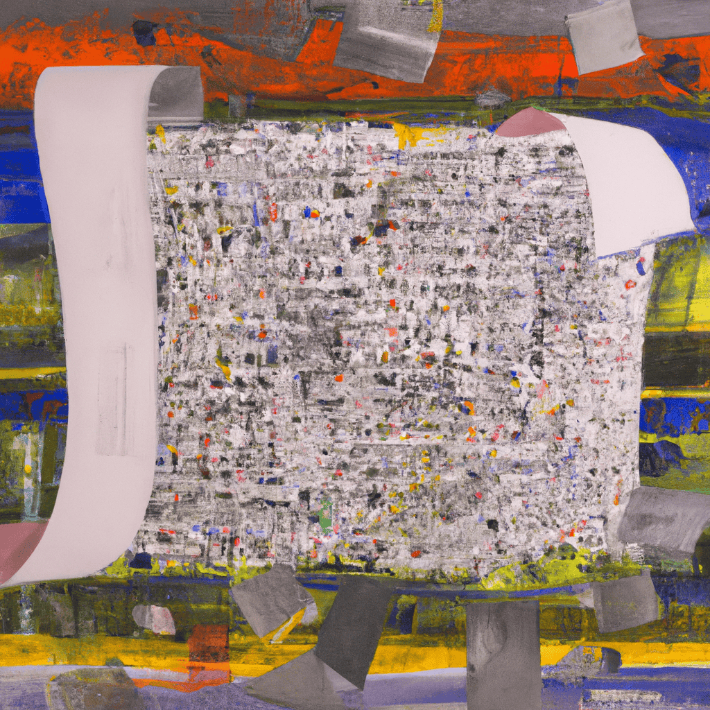 Abstract painting of Review of the Papers, Tuesday 10 July