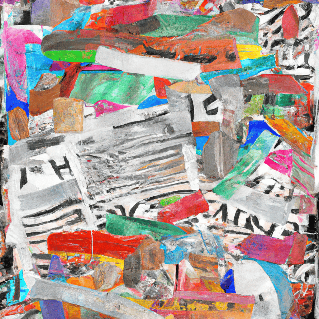 Abstract painting of Review of the Papers, Monday 04 June