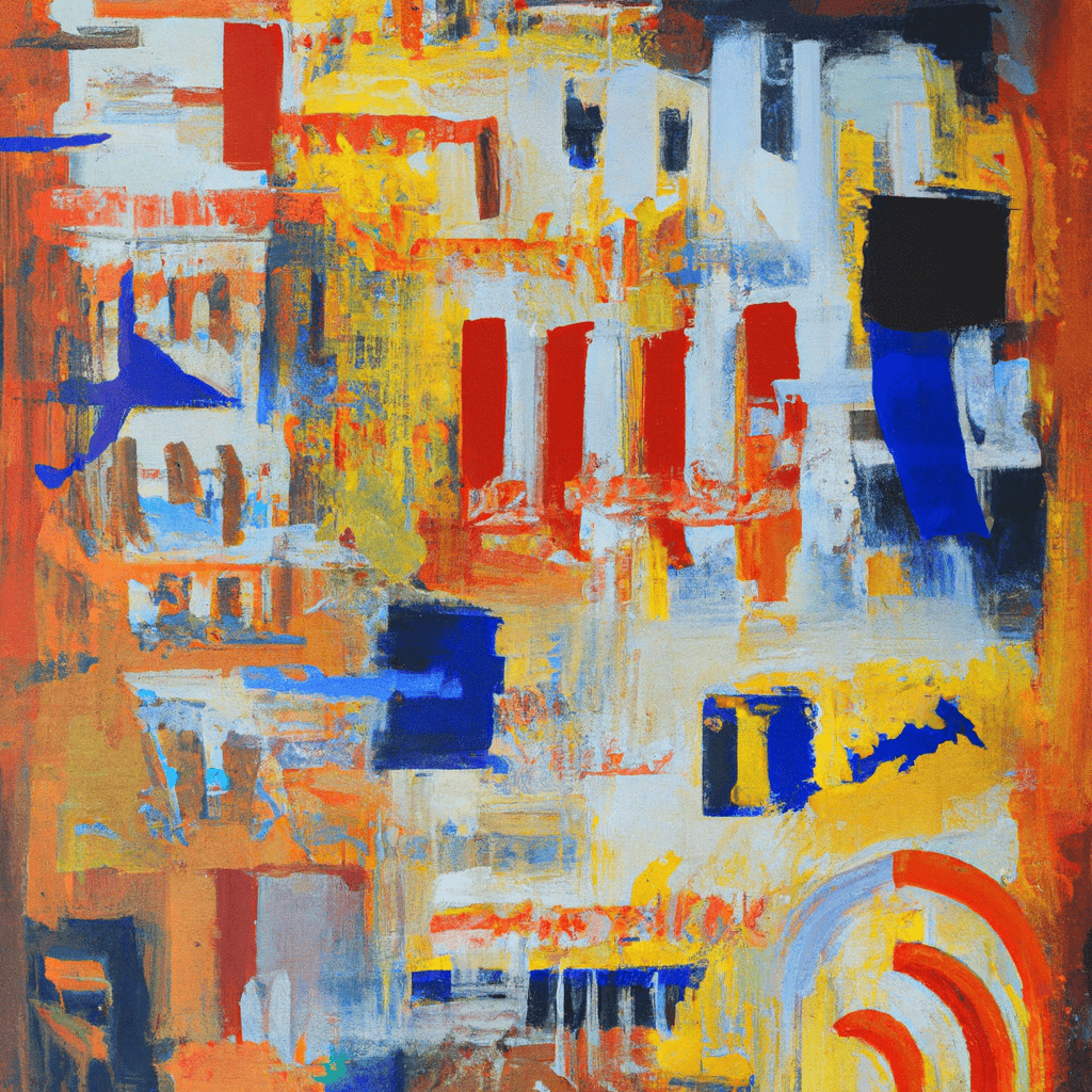 Abstract painting of Policy Announcements, Tuesday 27 February