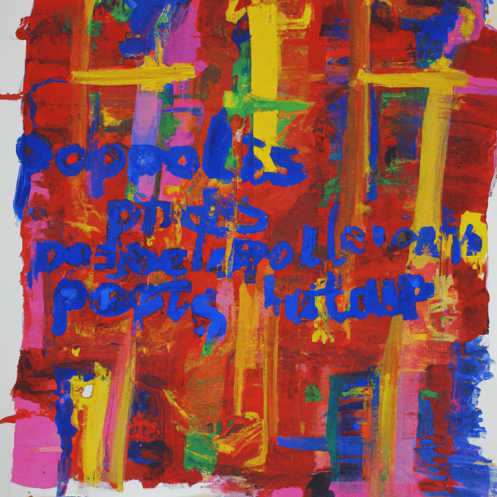 Abstract painting of Policy Announcements, Tuesday 01 May
