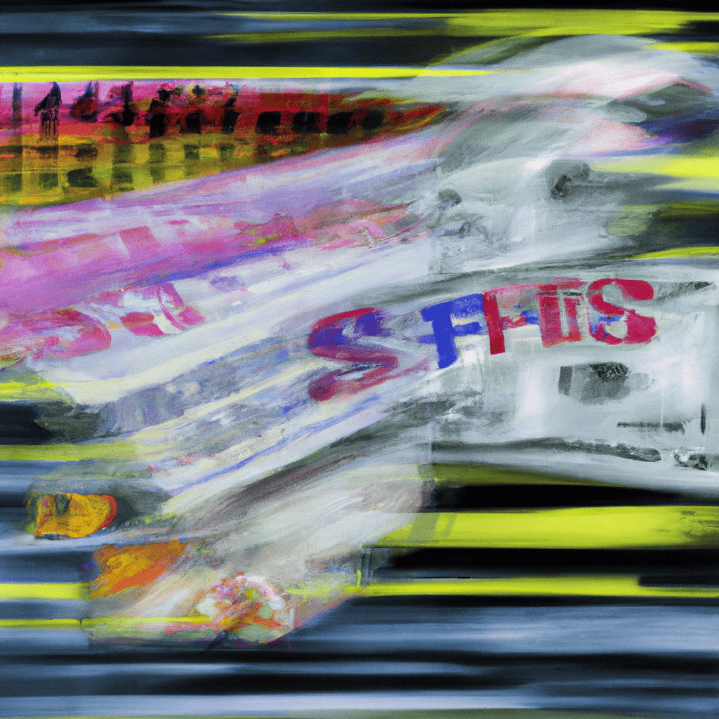 Abstract painting of The great speed ticketing sham
