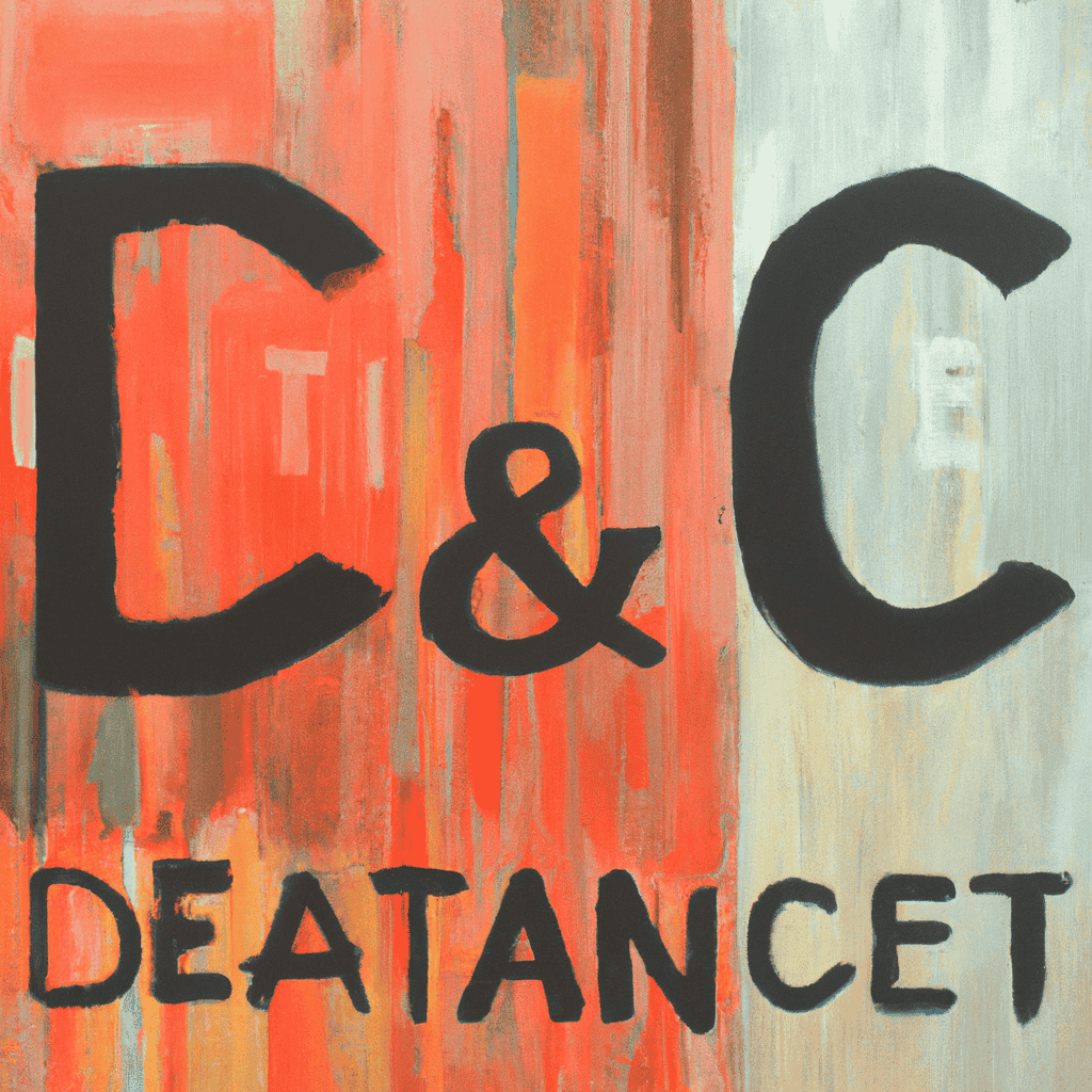 Abstract painting of Cant and DECC