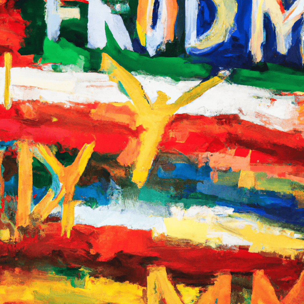 Abstract painting of Index of Economic Freedom