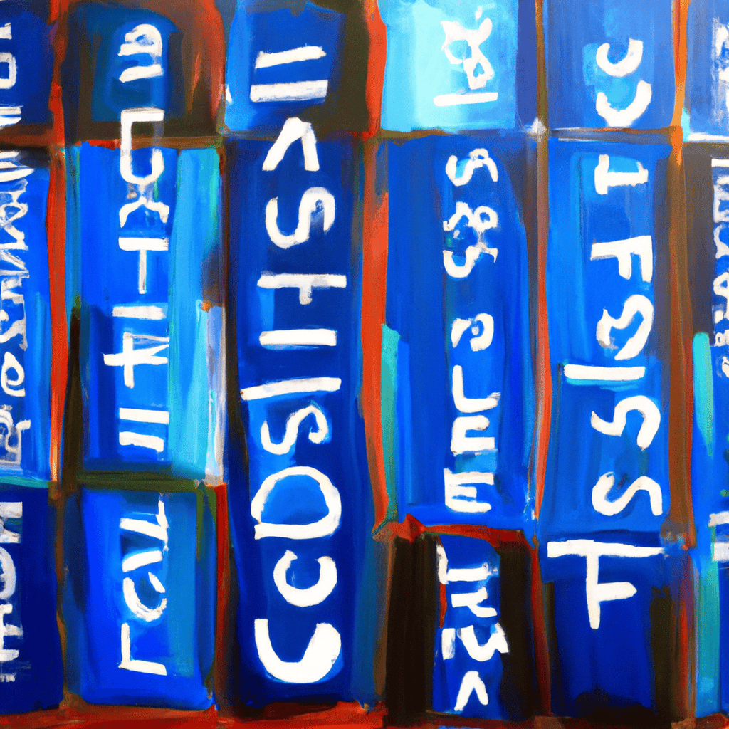 Abstract painting of Bankrupt NHS trusts