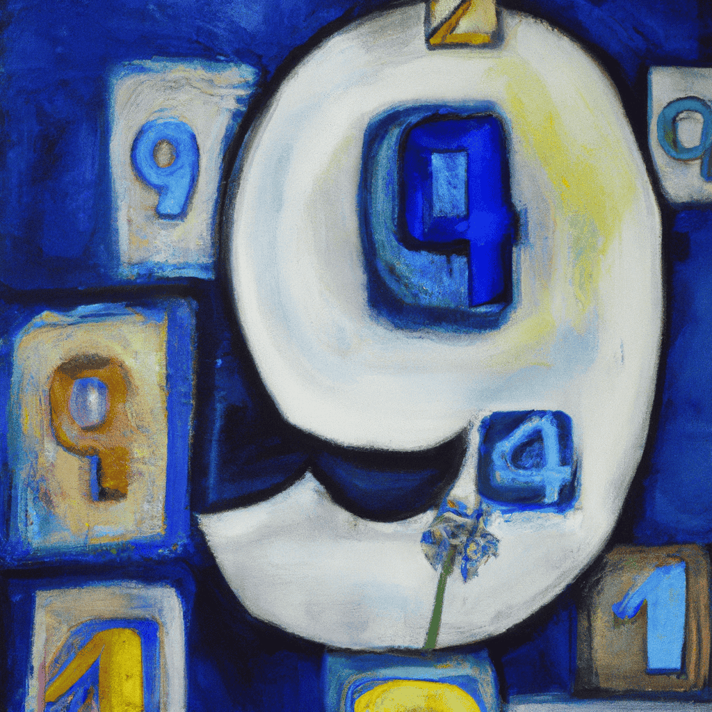 Abstract painting of 9 to 5 only....