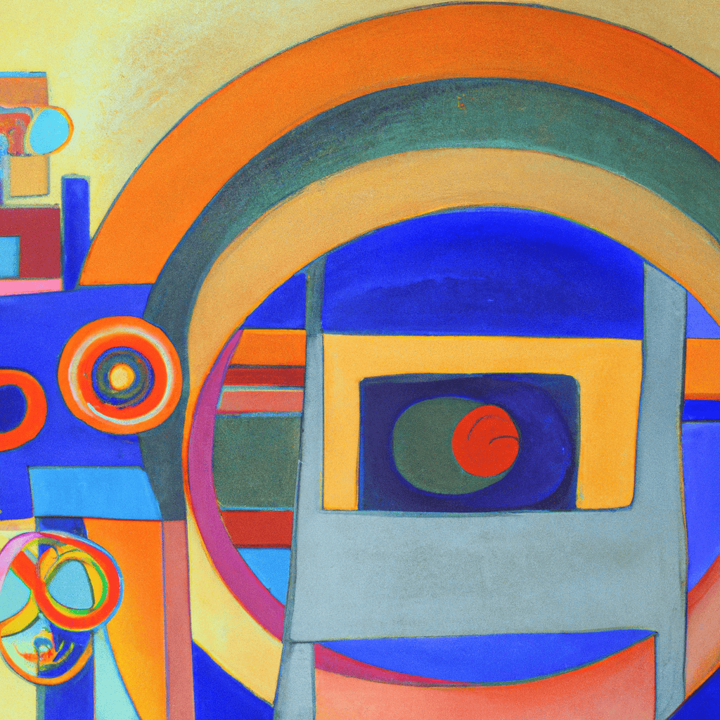 Abstract painting of S-t-op int-er-fe-ring