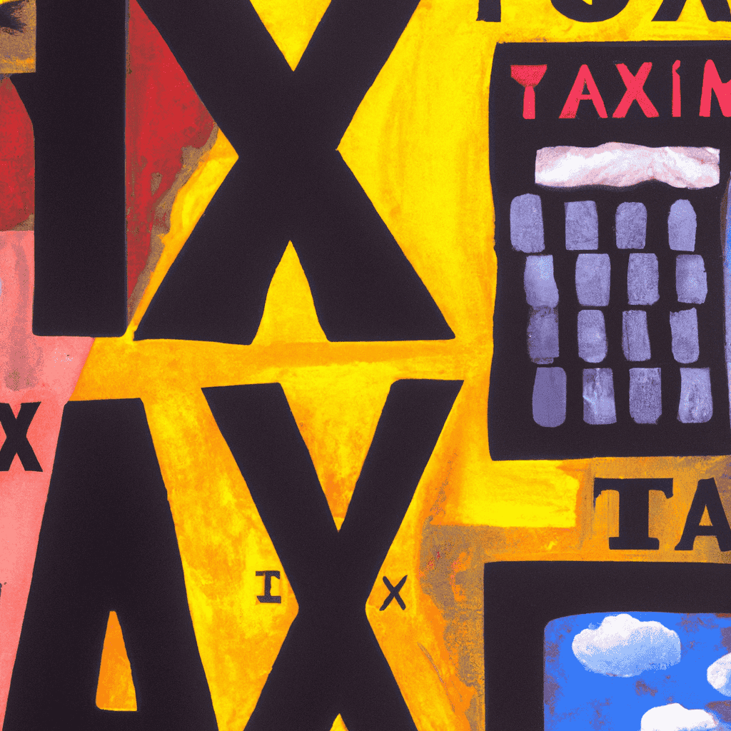 Abstract painting of More for the taxman (and less for the rest of us)