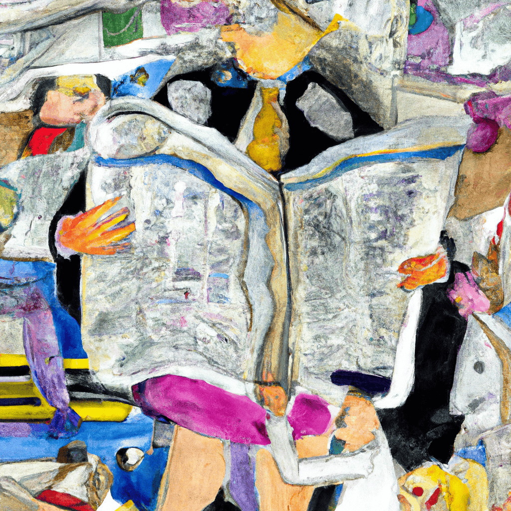 Abstract painting of Review of the Papers, Wednesday 12 September