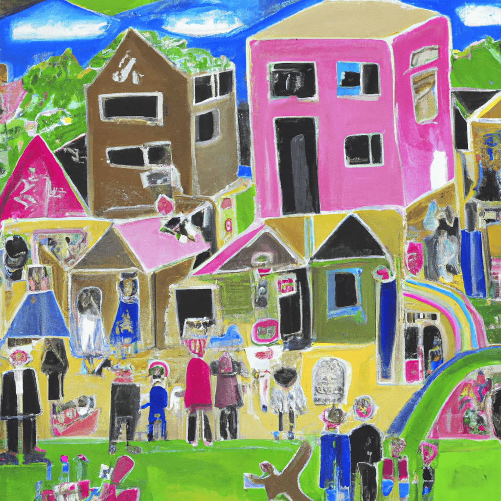 Abstract painting of Planning regulations