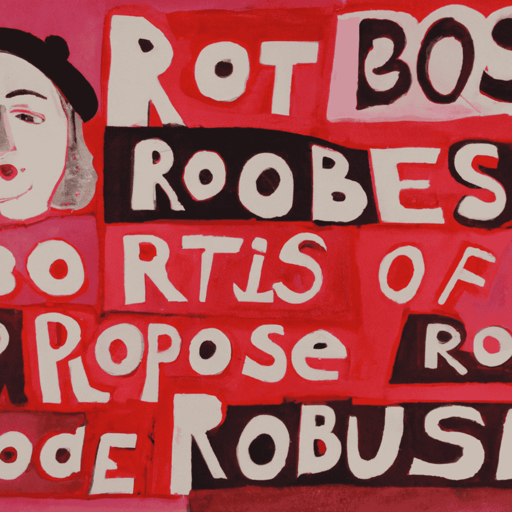 Abstract painting of Rosie Boycott: Labour have made a hash of things