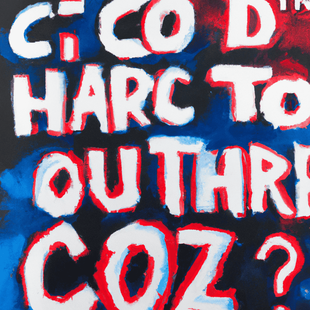 Abstract painting of How about ruining the economy and taxing the hell out of everyone?