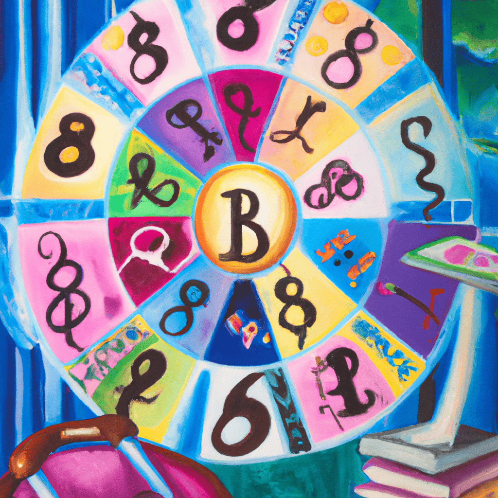 Abstract painting of Birthcare lottery