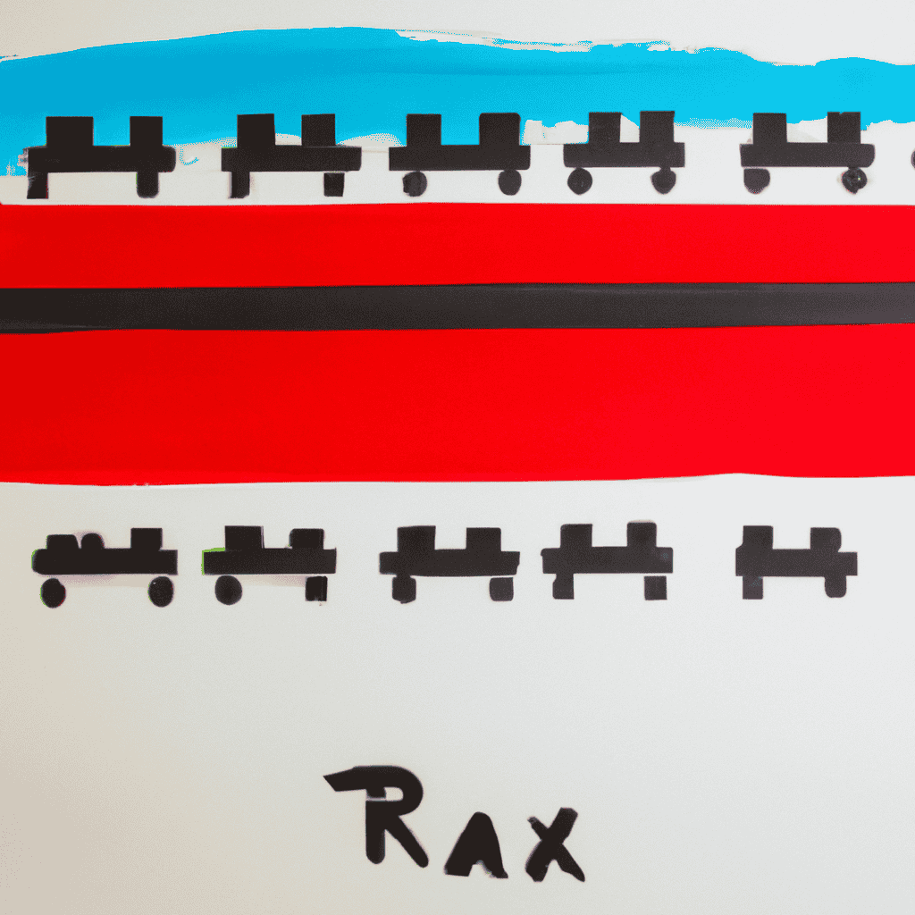 Abstract painting of The Rail White Paper