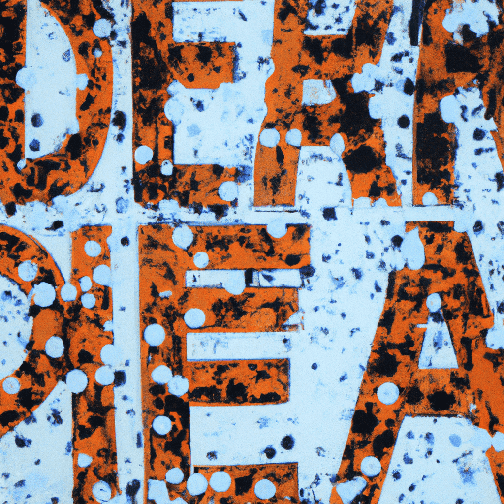 Abstract painting of "Hard-up" Defra