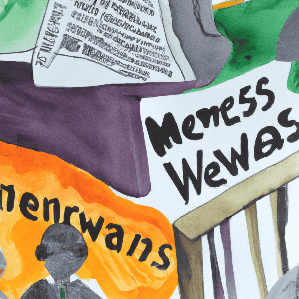 Abstract painting of Review of the Papers, Wednesday 31 August