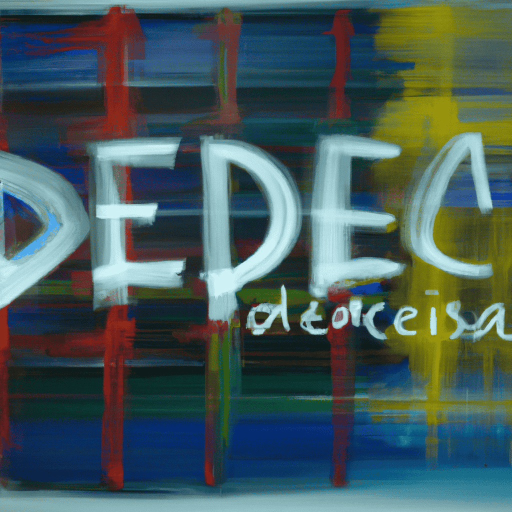 Abstract painting of De-accelerate!  De-accelerate!