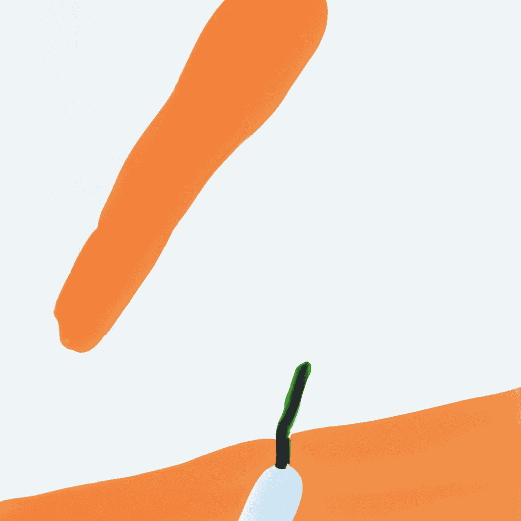 Abstract painting of The stick or the carrot?