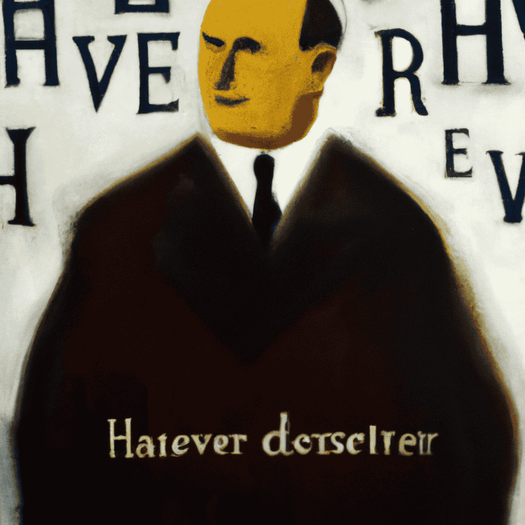 Abstract painting of Hoover: Austrian or interventionist?