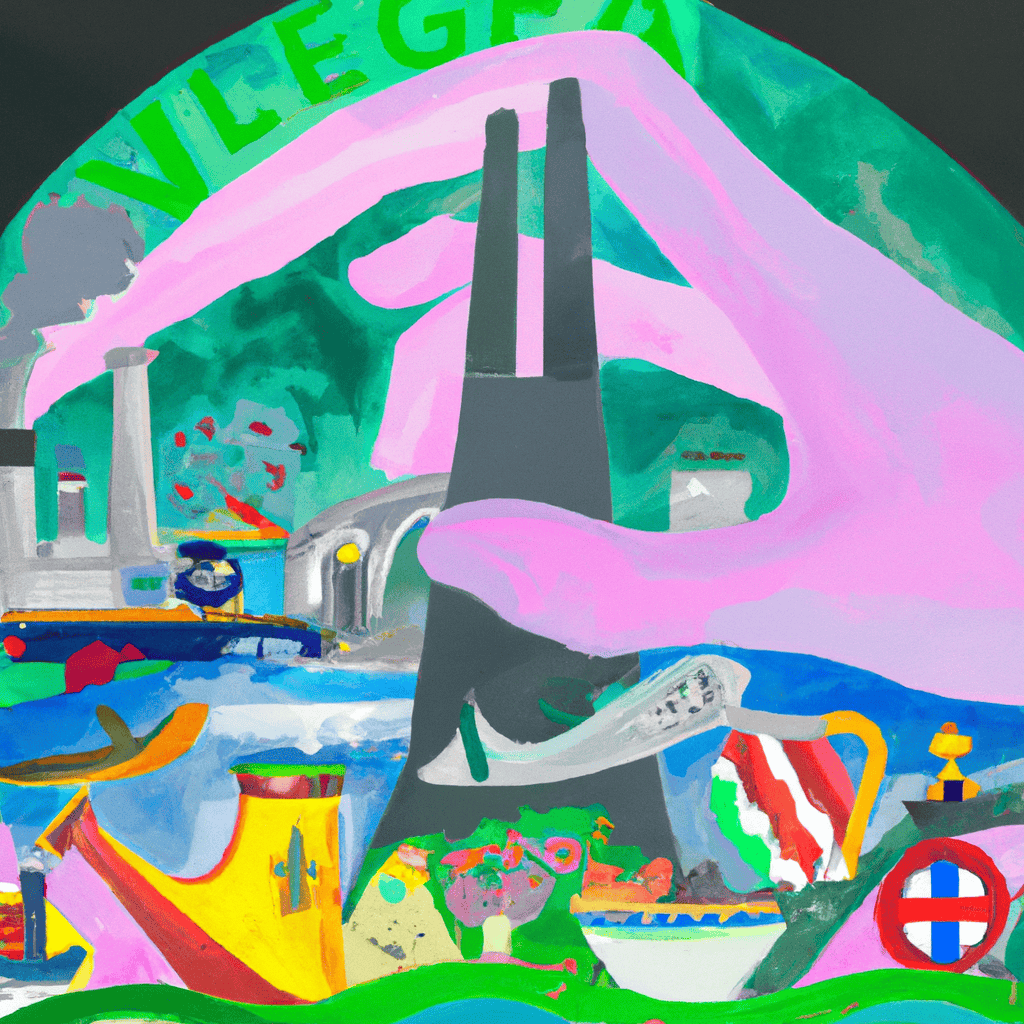 Abstract painting of The long malign arm of the Environment Agency