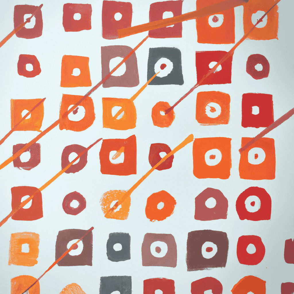 Abstract painting of Meeting targets