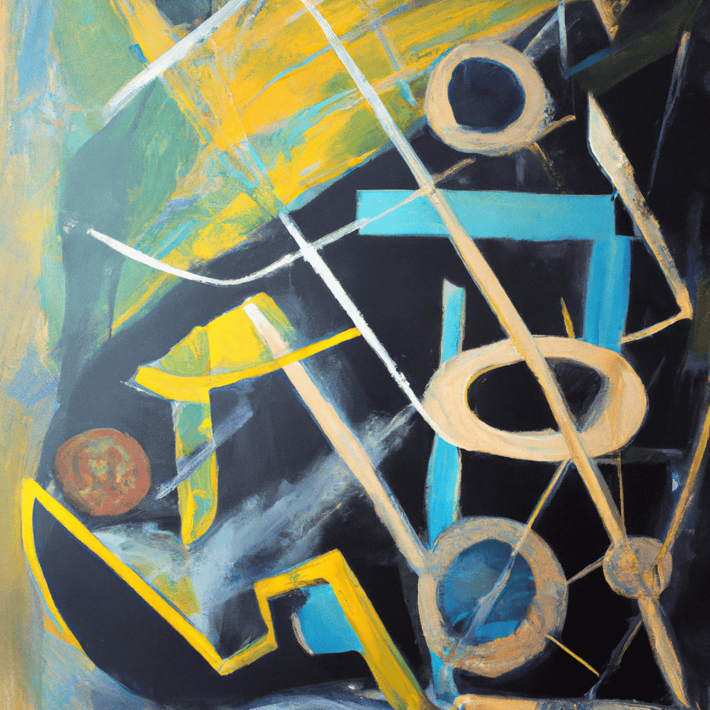 Abstract painting of The Carbon Trust