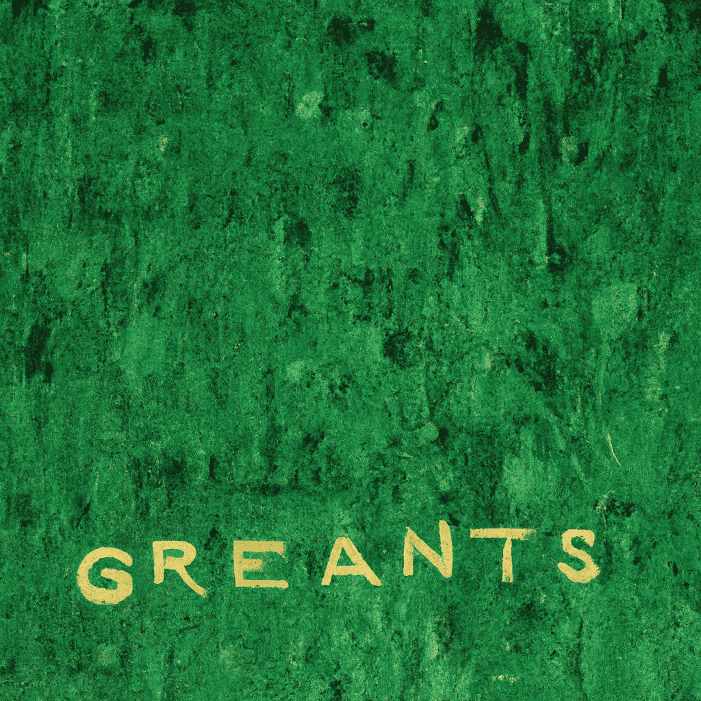 Abstract painting of Green grants