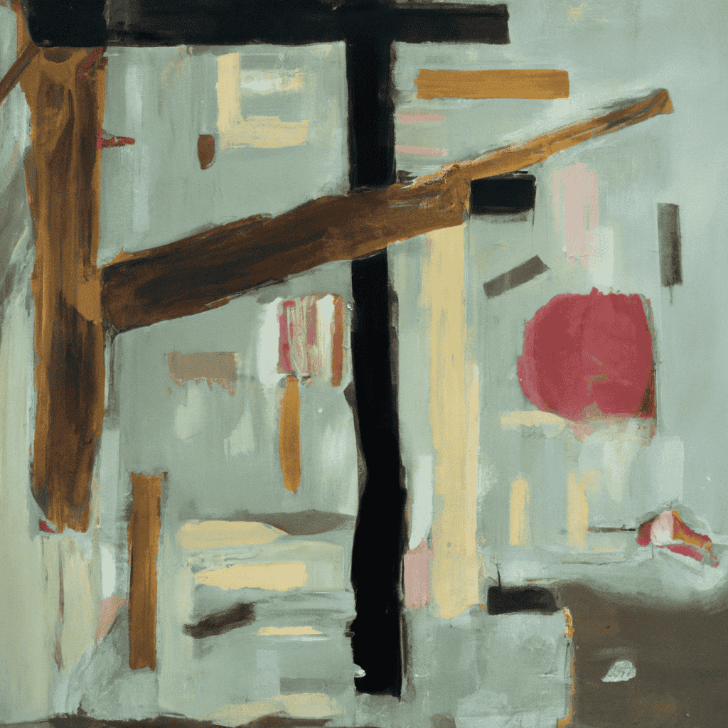Abstract painting of Temporary lacuna