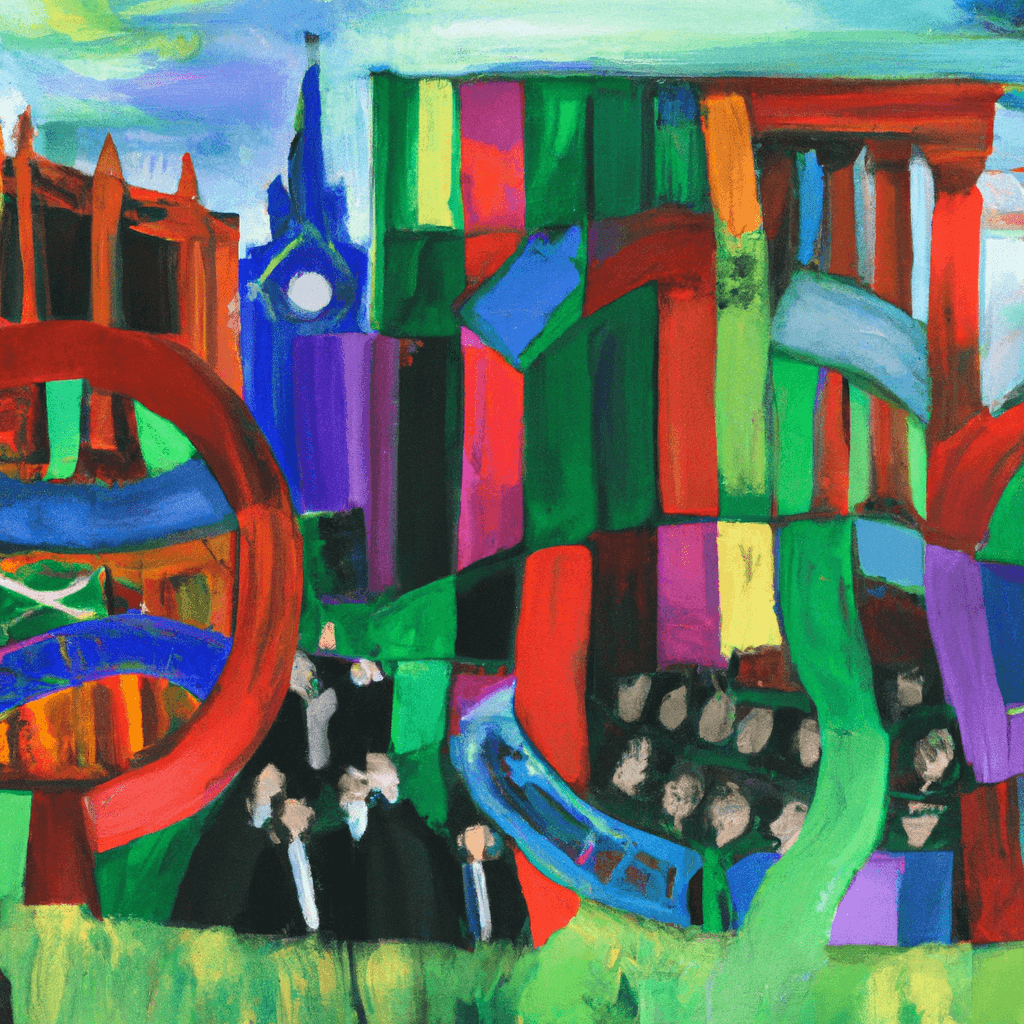 Abstract painting of subject, generated by DALL-E 2