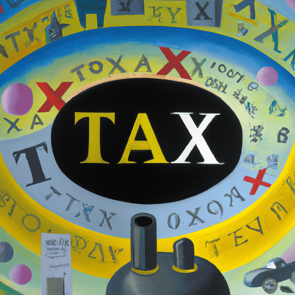 Abstract painting of Tax sovereignty